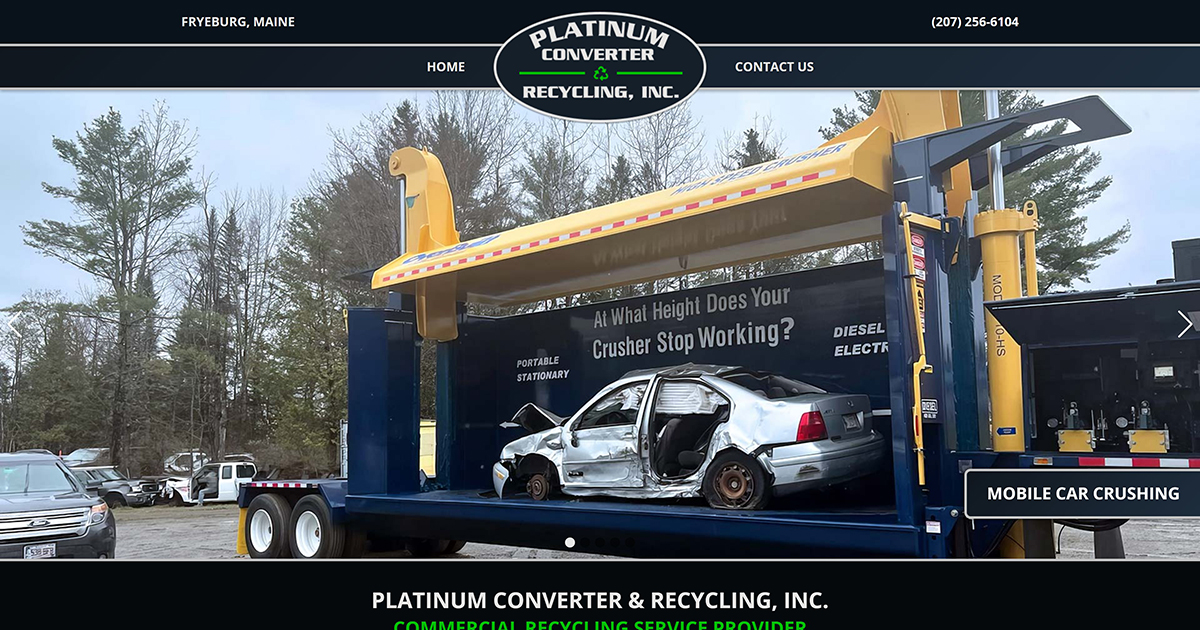 Platinum Converter & Recycling, Inc. Catalytic Converter Processing